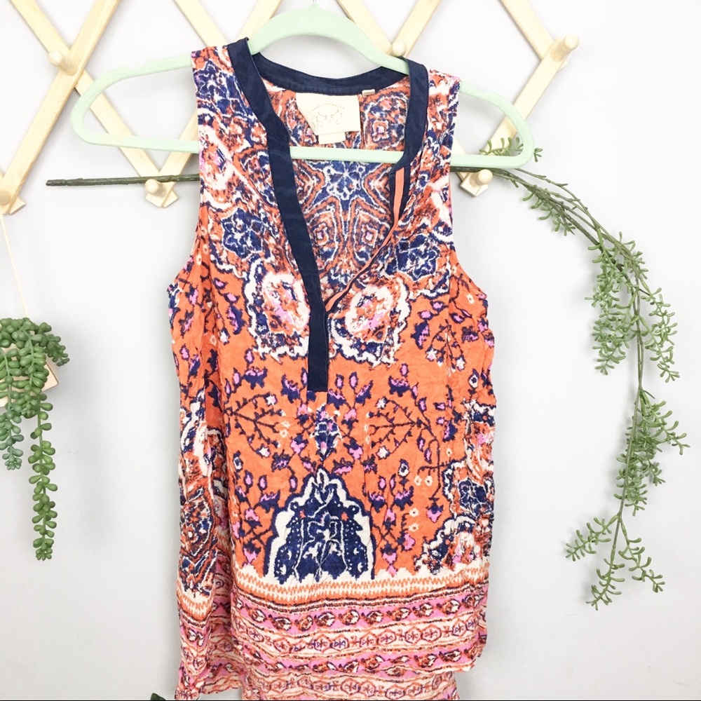 ANTHRO {Vanessa Virginia} • Finn Silk tank SMALL